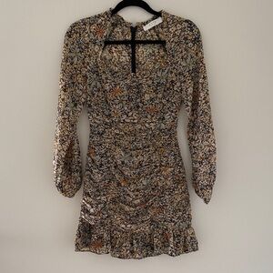 Astr Multicolor Floral Long Sleeve Dress - never worn!
